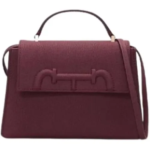 Handbags, female, , Size: ONE SIZE Insignia Tiny Satchel Leather Bag - Carolina Herrera - Modalova
