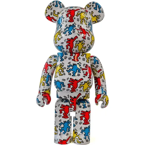 Keith Haring Dancing Dogs Bearbrick , male, Sizes: ONE SIZE - Medicom Toy - Modalova