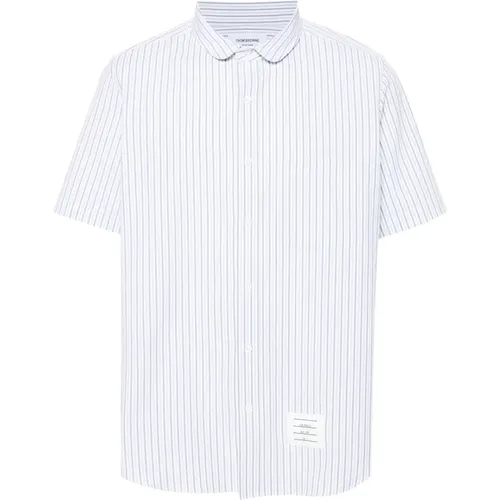 Casual Short Sleeve Shirt , male, Sizes: S - Thom Browne - Modalova