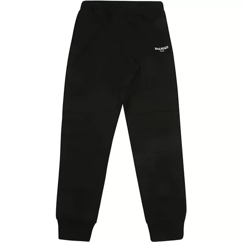 Schwarze Hose für Jungen Aw24 - Balmain - Modalova