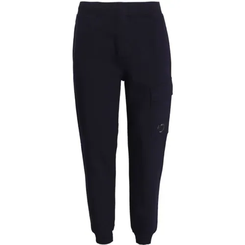 Sweatpants, male, , Size: XL Cargo Jogging Pants Navy Cotton - C.P. Company - Modalova