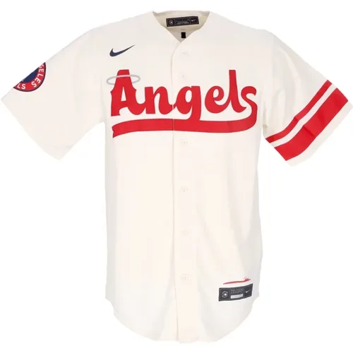 Sportswear, male, , Size: XL Los Angeles Angels Baseball Jacket - Nike - Modalova