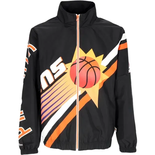 Sportswear, male, , Size: S NBA Phoenix Suns Windbreaker Jacket - Mitchell & Ness - Modalova