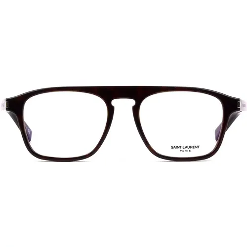 Braune Optische Brillen für Frauen , Damen, Größe: 52 MM - Saint Laurent - Modalova