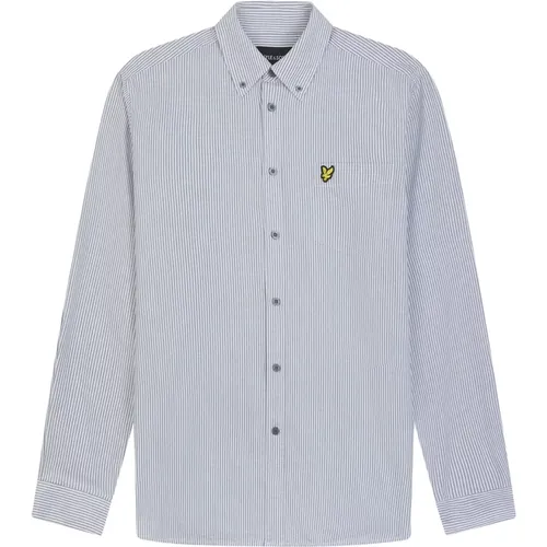 Gestreiftes Oxford-Hemd , Herren, Größe: XL - Lyle & Scott - Modalova