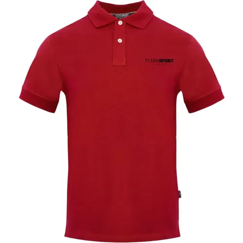 Logo Detail Cotton Blend Polo Shirt , male, Sizes: M, XL, L, 2XL, S - Plein Sport - Modalova