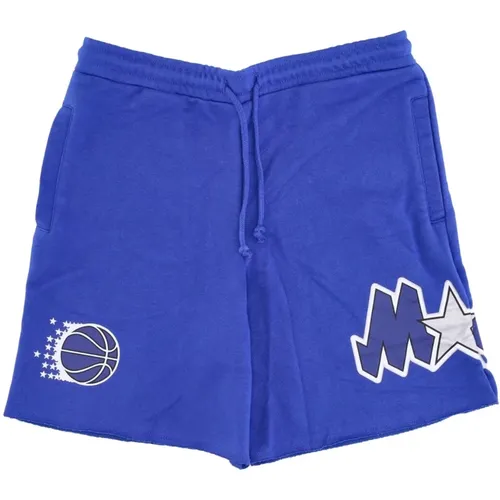 Casual Shorts, male, , Size: M Orlando Magic French Terry Shorts - Mitchell & Ness - Modalova