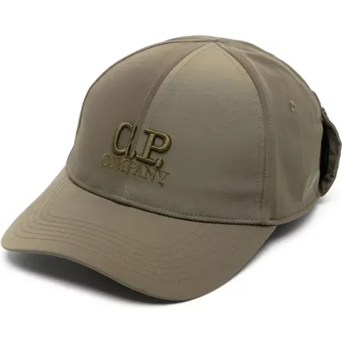 Stylische Hüte mit Kappe , Herren, Größe: ONE Size - C.P. Company - Modalova