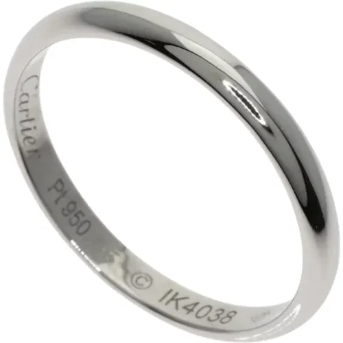 Pre-owned Jewellery, female, , Size: ONE SIZE Pre-owned Platinum rings - Cartier Vintage - Modalova