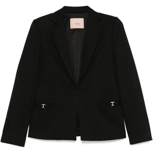 Eleganter Schwarzer Milano Blazer - Twinset - Modalova