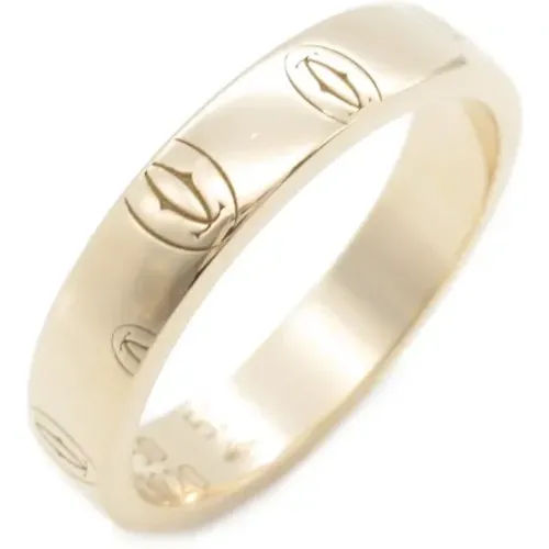 Pre-owned Jewellery, female, , Size: ONE SIZE Pre-owned Rose Gold rings - Cartier Vintage - Modalova