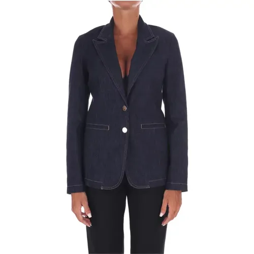 Blauer Modischer Blazer , Damen, Größe: S - Liu Jo - Modalova