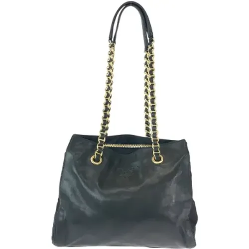 Pre-owned Tote Bags, female, , Size: ONE SIZE Pre-owned Leather totes - Prada Vintage - Modalova