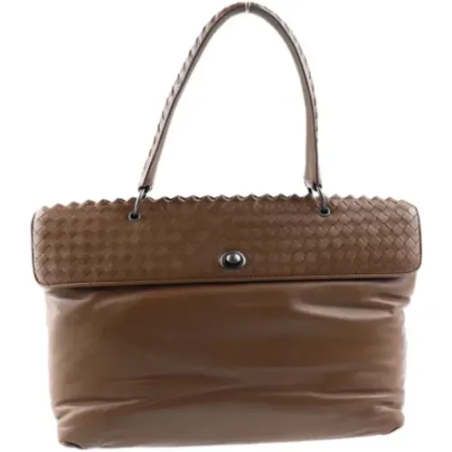 Pre-owned Leder schultertasche - Bottega Veneta Vintage - Modalova