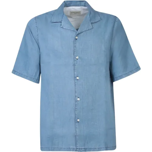 Cotton shirt by Officine , male, Sizes: L, M, XL, S - Officine Générale - Modalova