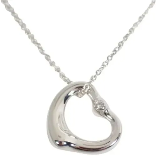 Pre-owned Jewellery, female, , Size: ONE SIZE Pre-owned Silver necklaces - Tiffany & Co. Pre-owned - Modalova