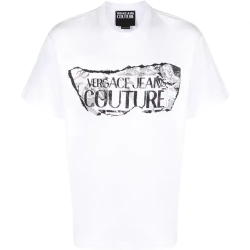T-shirts and Polos , male, Sizes: L, XL - Versace Jeans Couture - Modalova
