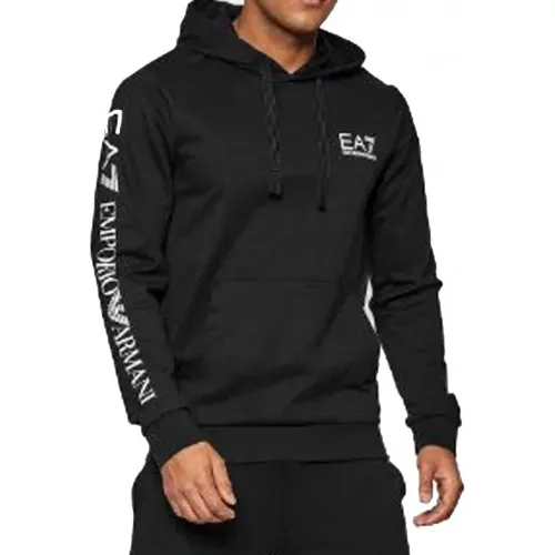 Hoodies, male, , Size: S Men&39 EA7 Armani Sweatshirt - Emporio Armani EA7 - Modalova