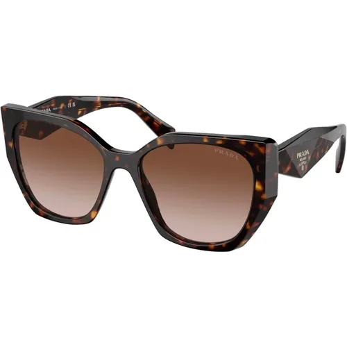 Sophisticated Sunglasses with Tortoise/ Frame , female, Sizes: 55 MM - Prada - Modalova