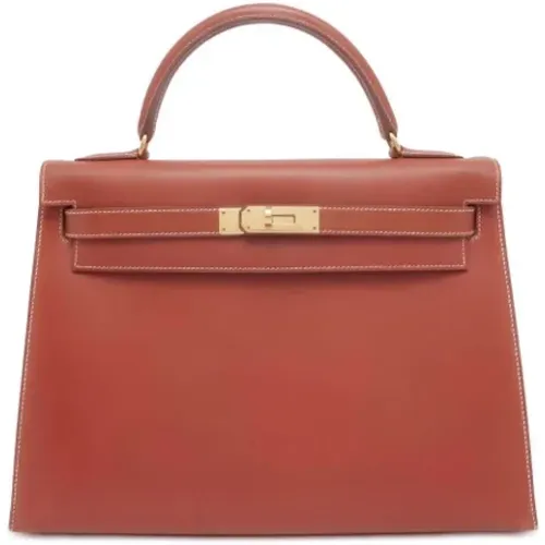 Pre-owned Leather handbags , female, Sizes: ONE SIZE - Hermès Vintage - Modalova