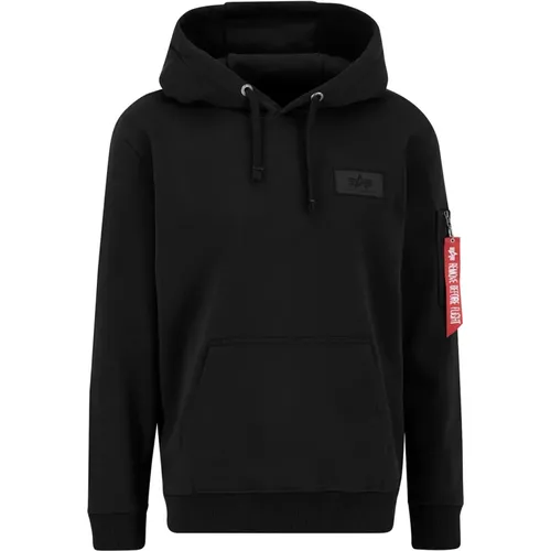 Stylischer Hoodie mit funktionalem Design , Herren, Größe: M - alpha industries - Modalova