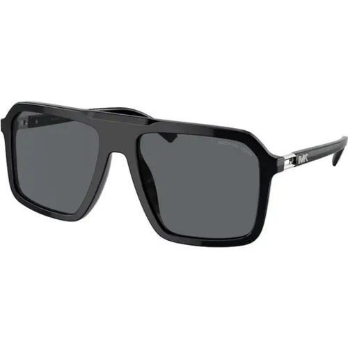 Stylish Sunglasses with Dark Grey Lenses , unisex, Sizes: 58 MM - Michael Kors - Modalova