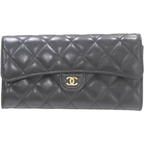 Pre-owned Leather wallets , female, Sizes: ONE SIZE - Chanel Vintage - Modalova