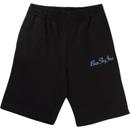 Logo Shorts , male, Sizes: M, L, XL - Blue Sky Inn - Modalova