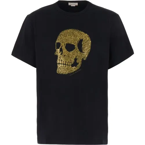 Lässiges Baumwoll T-Shirt , Herren, Größe: L - alexander mcqueen - Modalova