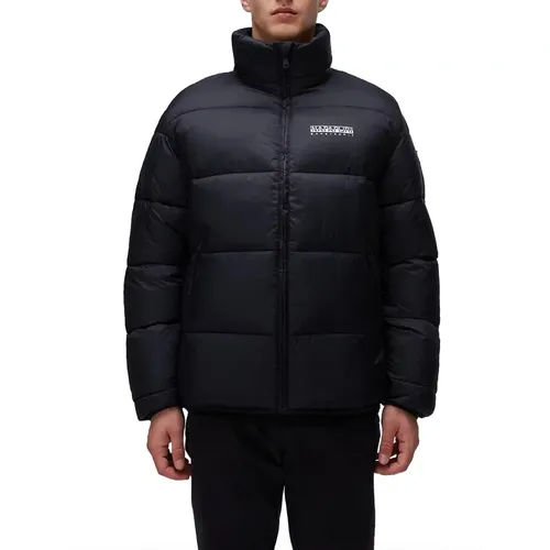 Schwarze Winter Daunenjacke , Herren, Größe: XL - Napapijri - Modalova