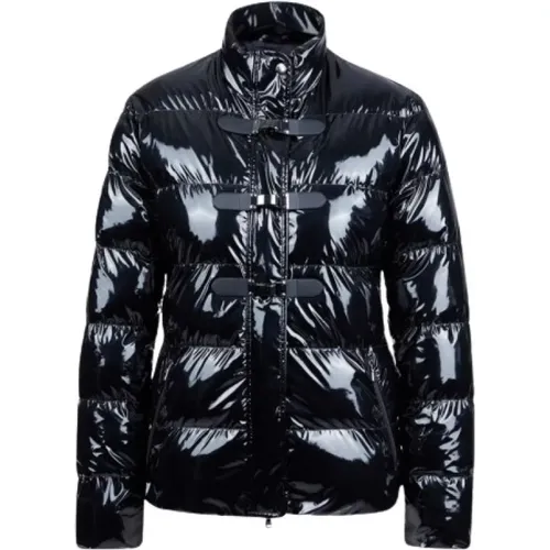 Shiny Quilted Puffer Jacket , female, Sizes: S - Emporio Armani - Modalova