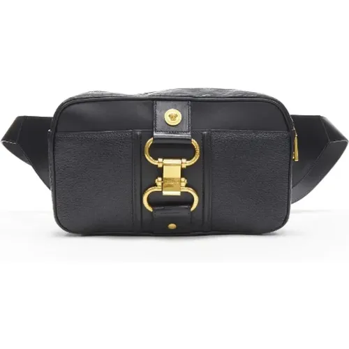 Pre-owned Leather crossbody-bags , female, Sizes: ONE SIZE - Versace Pre-owned - Modalova