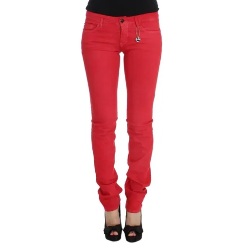 Rote Slim Fit Jeans Hose - Costume National - Modalova