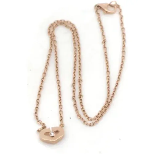 Pre-owned Metal necklaces , female, Sizes: ONE SIZE - Cartier Vintage - Modalova