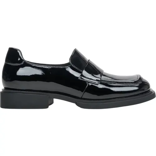 Loafers, female, , Size: 5 US Women`s Patent Leather Loafers Er00113590 - Estro - Modalova