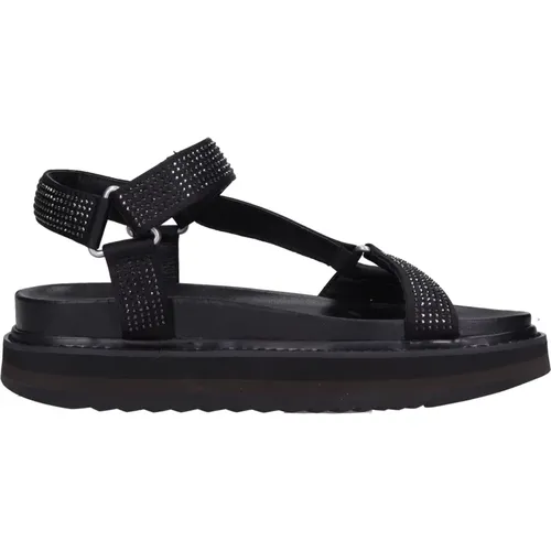 Sandalen Schwarz , Damen, Größe: 41 EU - Ash - Modalova