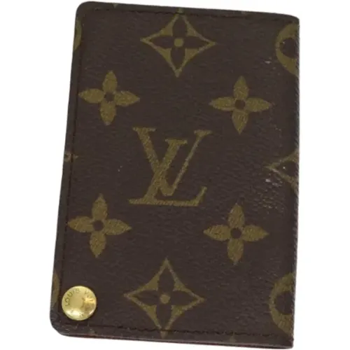 Pre-owned Accessories, female, , Size: ONE SIZE Pre-owned Canvas wallets - Louis Vuitton Vintage - Modalova