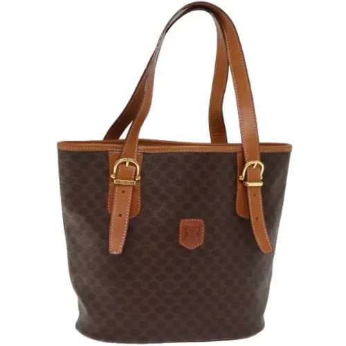 Pre-owned Tote Bags, female, , Size: ONE SIZE Pre-owned Leather celine-bags - Celine Vintage - Modalova