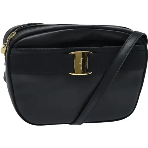 Pre-owned Cross Body Bags, female, , Size: ONE SIZE Pre-owned Leather shoulder-bags - Salvatore Ferragamo Pre-owned - Modalova