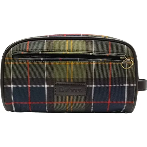 Belt Bags, male, , Size: ONE SIZE Casual Tartan Makeup Bag - Barbour - Modalova