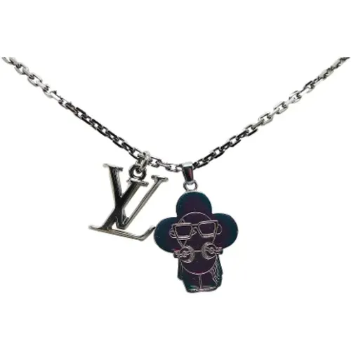 Pre-owned Jewellery, female, , Size: ONE SIZE Pre-owned Platinum necklaces - Louis Vuitton Vintage - Modalova