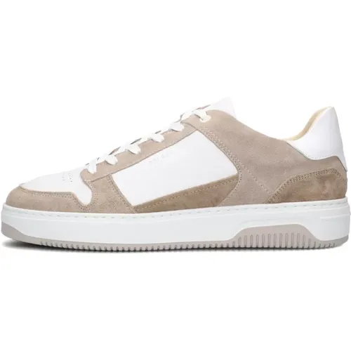 Weiße Leder Low Top Sneakers - Nubikk - Modalova