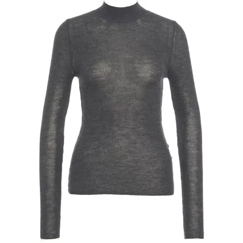 Grey Knitwear Sweater Aw24 , female, Sizes: S, XS - Mauro Grifoni - Modalova