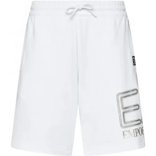 Weiße 3Dps76 Pjshz Shorts - Emporio Armani EA7 - Modalova