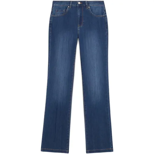 Umweltfreundliche Regular-Jeans , Damen, Größe: 2XS - Oltre - Modalova