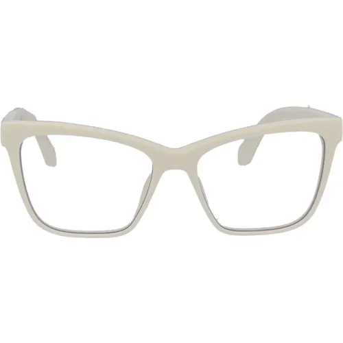 Off , Glasses, unisex, , Size: 55 MM Stylish Optical Style 67 Glasses - Off White - Modalova