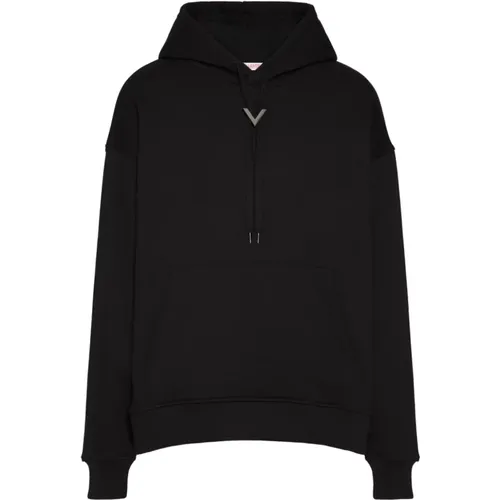 Schwarzer Sweatshirt Aw24 Herrenmode - Valentino Garavani - Modalova