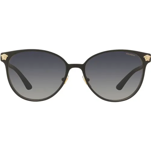 Polarized Phantos Sunglasses with Frame , unisex, Sizes: 57 MM - Versace - Modalova