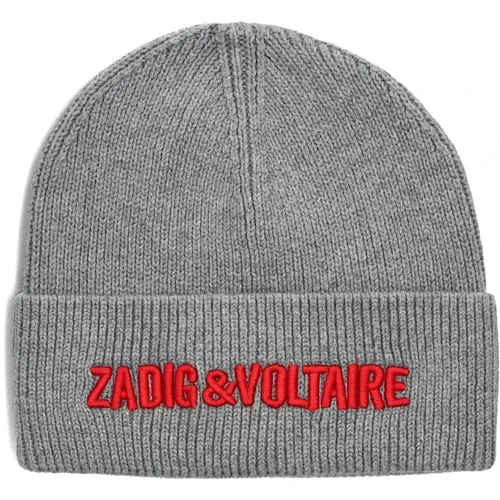 Jungen Graue Mütze X60278 , Herren, Größe: 54 CM - Zadig & Voltaire - Modalova