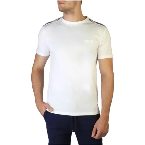 Herren T-Shirt aus 100% Baumwolle, Kurzarm, Rundhals , Herren, Größe: M - Moschino - Modalova